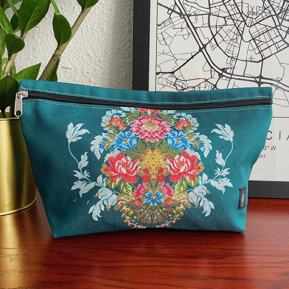 Comprar Bolso Neceser SANTA MERCED verde botella online